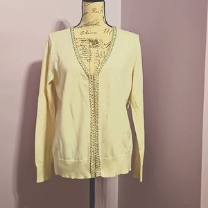 St. John's Bay Embellished Sweater NWT